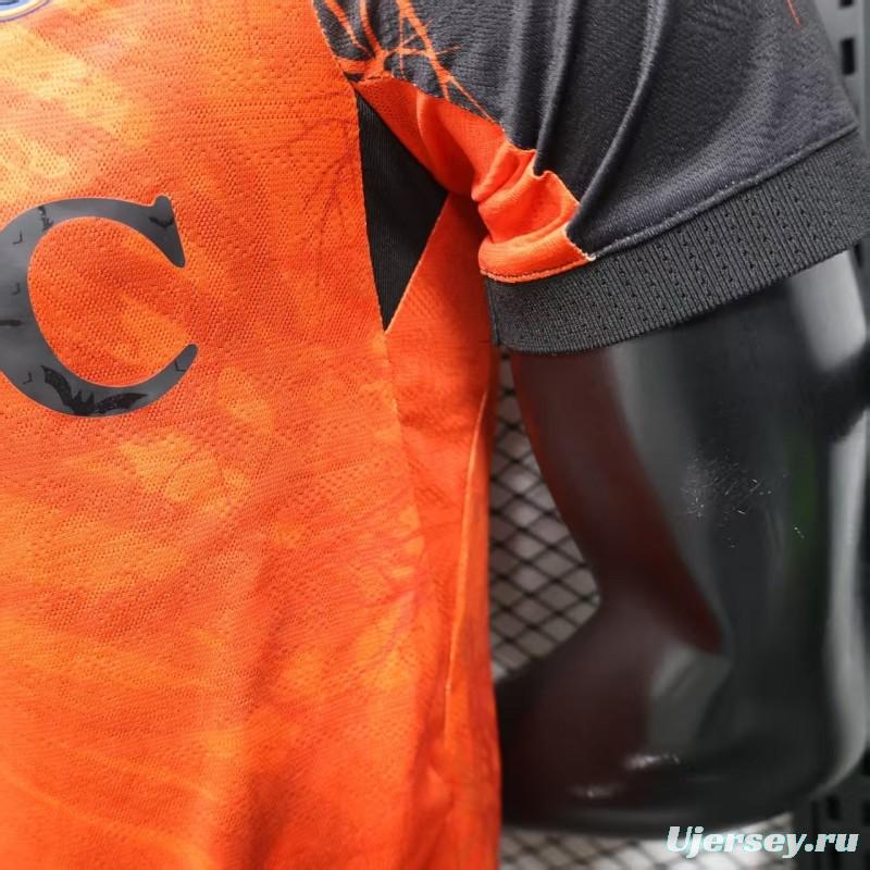 Player Version 25/26 Napoli Halloween Orange Jersey-Glow In Dark