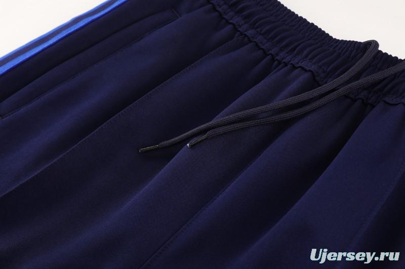 25/26 Olympique lyonnais/Lyon Blue Full Zipper Jacket+Long Pants