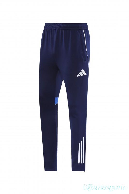 2025 Adidas Colorful Blue Full Zipper Jacket+Long Pants