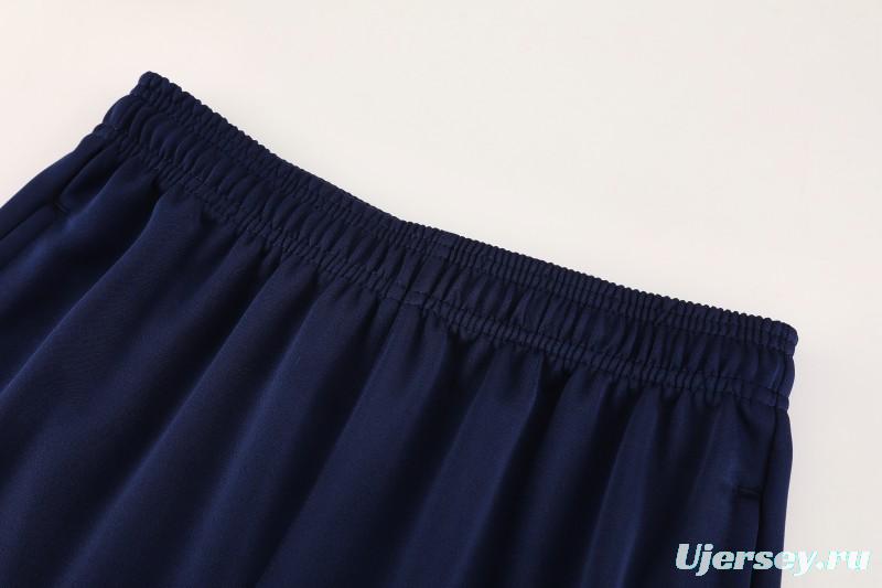 25/26 Napoli Blue/Black Full Zipper Jacket+Long Pants