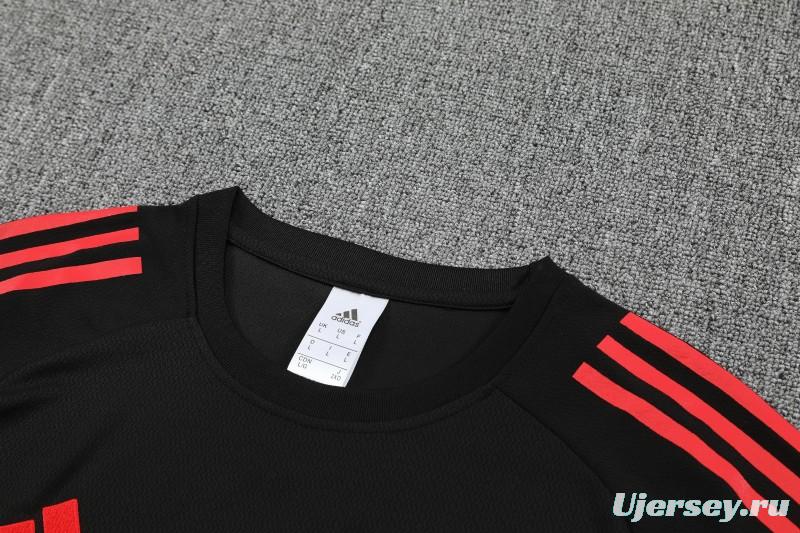 25/26 Liverpool Black Short Sleeve Jersey+Shorts