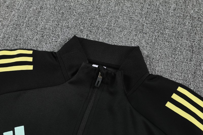 25/26 Juventus Black FULL Zipper Jacket Tracksuit +Long Pants