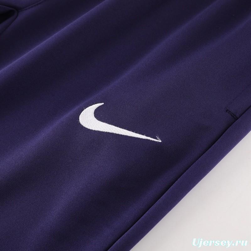 24/25  England Purple Full zipper Jacket Tracksuit+ long pants