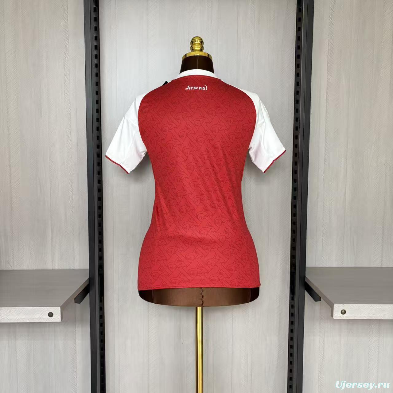 25/26 Women Arsenal Home Jersey