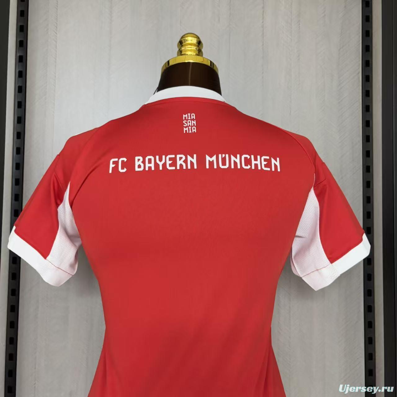 25/26 Women Bayern Munich Home Jersey