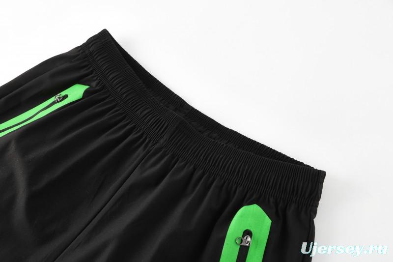 25/26 Real Betis White Black Green  Full zipper Jacket Tracksuit+ long pants