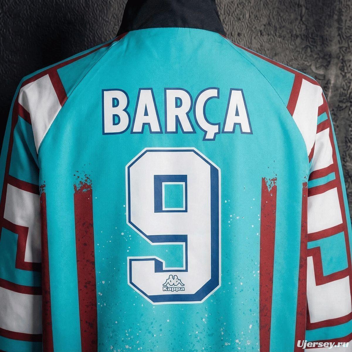 1996/97 Vintage Style Barcelona BARCA#9 Jacket Windbreaker