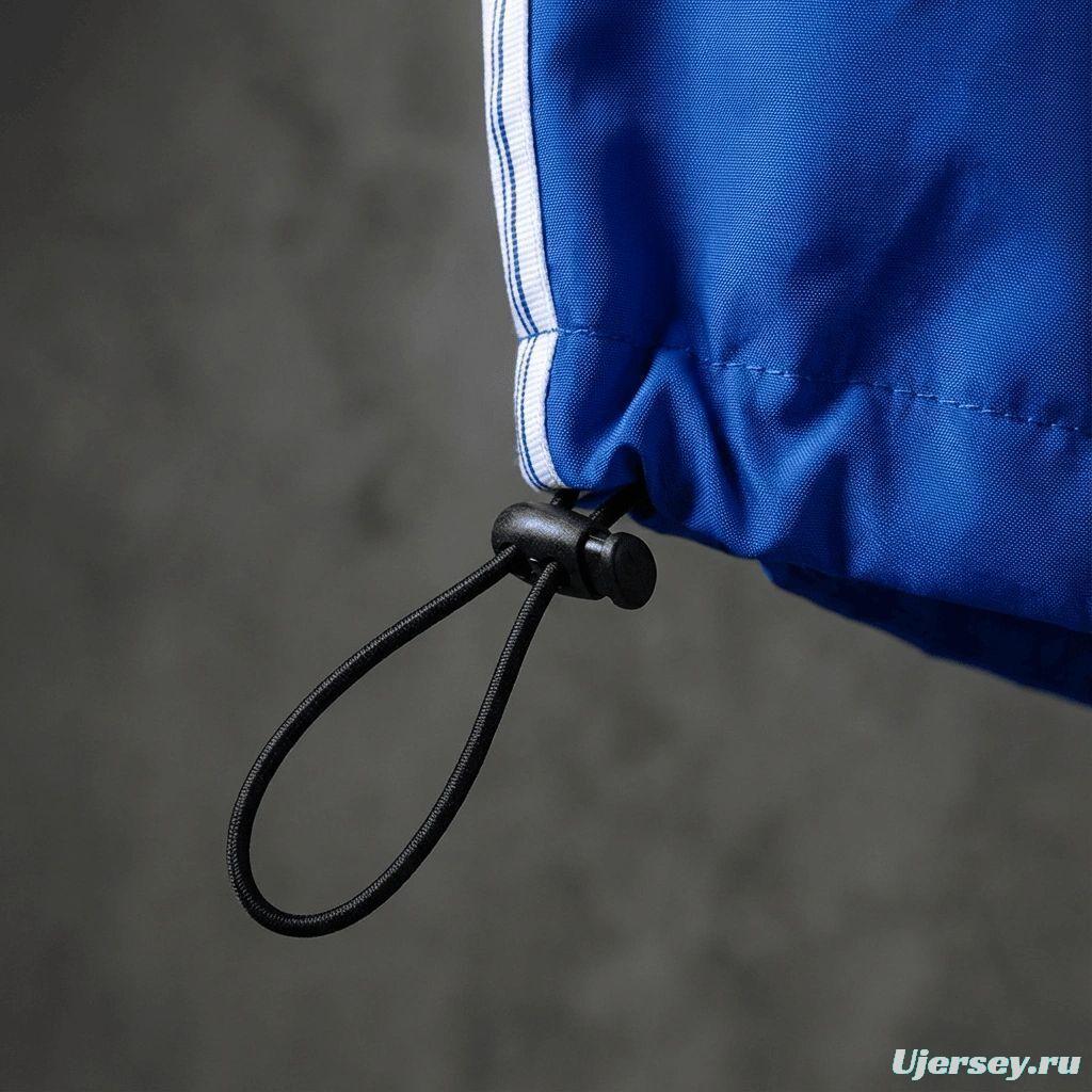 1998 Vintage Style Brazil Blue Jacket Windbreaker