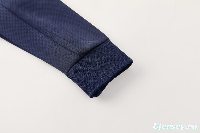 2026 NIKE Navy Full Zipper Jacket + Long Pants