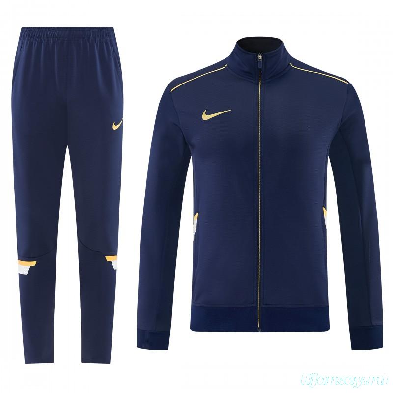 2026 NIKE Navy Full Zipper Jacket + Long Pants
