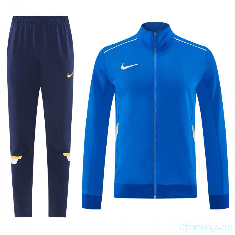 2026 NIKE Blue Full Zipper Jacket + Long Pants