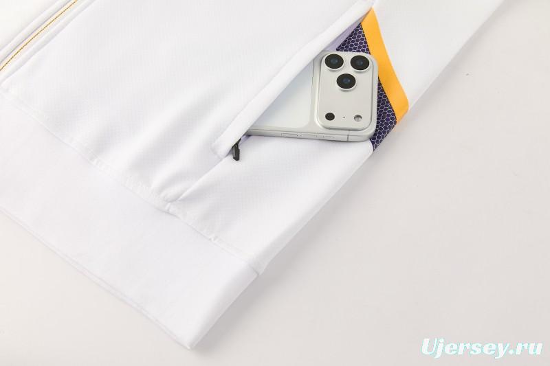 2026 NIKE White Full Zipper Jacket + Long Pants