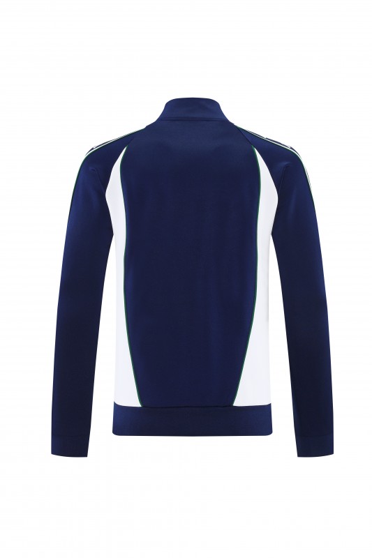 26/27 Real Betis x Kappa Navy Blue  Full Zipper Jacket Tracksuit + Long Pants