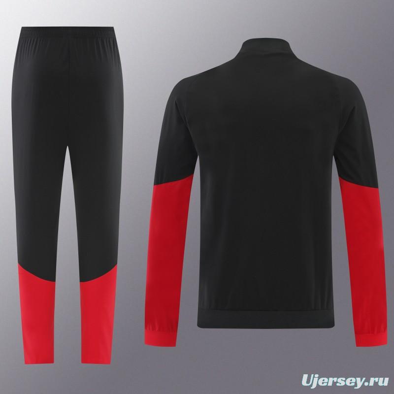 2026 Germany Black Full Windbreaker + Long Pants