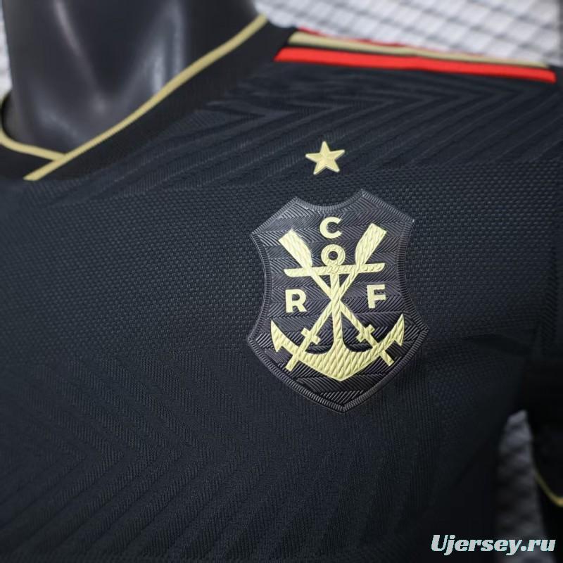25/26 Player Version  Flamengo Away Black Jersey
