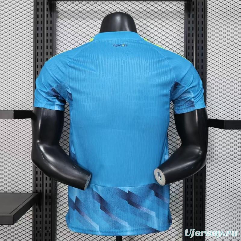 2026 Player Version Spain Away Blue Jersey
