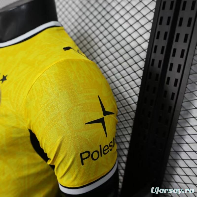 25/26 Player Version Borussia Dortmund Yellow with Black Trim Jersey