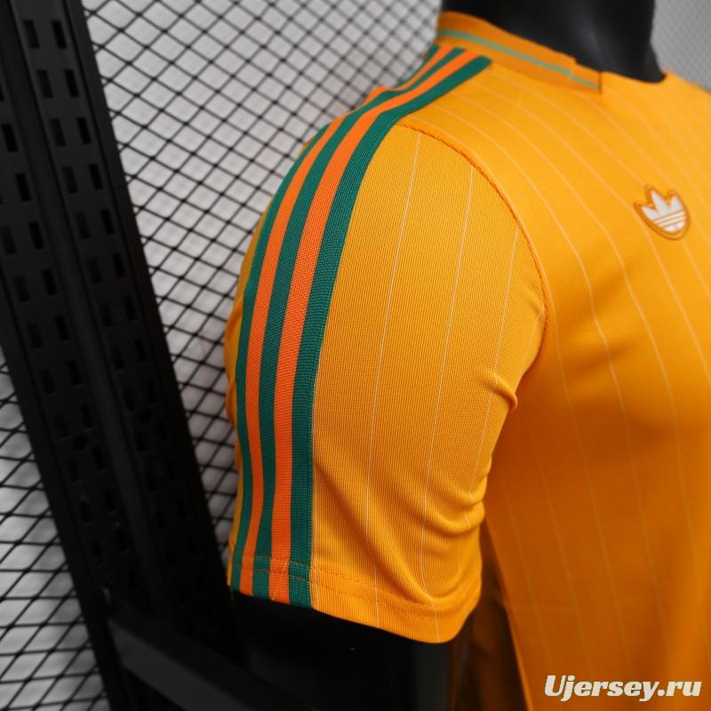Player Version 2026 Ivory Coast Orange Terrace Icons White Jersey