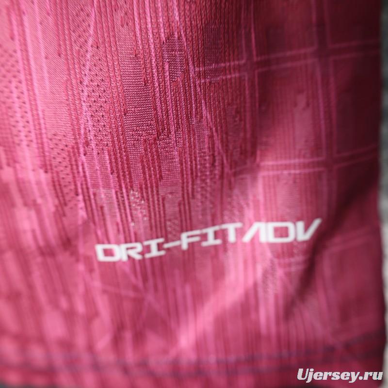 Player Version 25/26 FC Barcelona Blue & Burgundy with Geometric Gradient Pattern Jersey