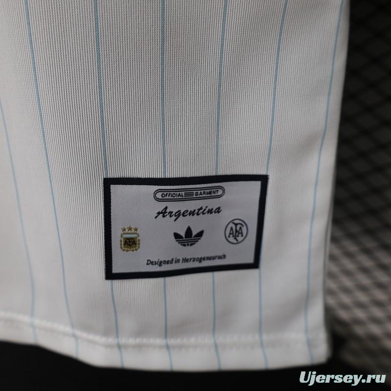 Player Version 2026 Argentina White Terrace Icons Jersey