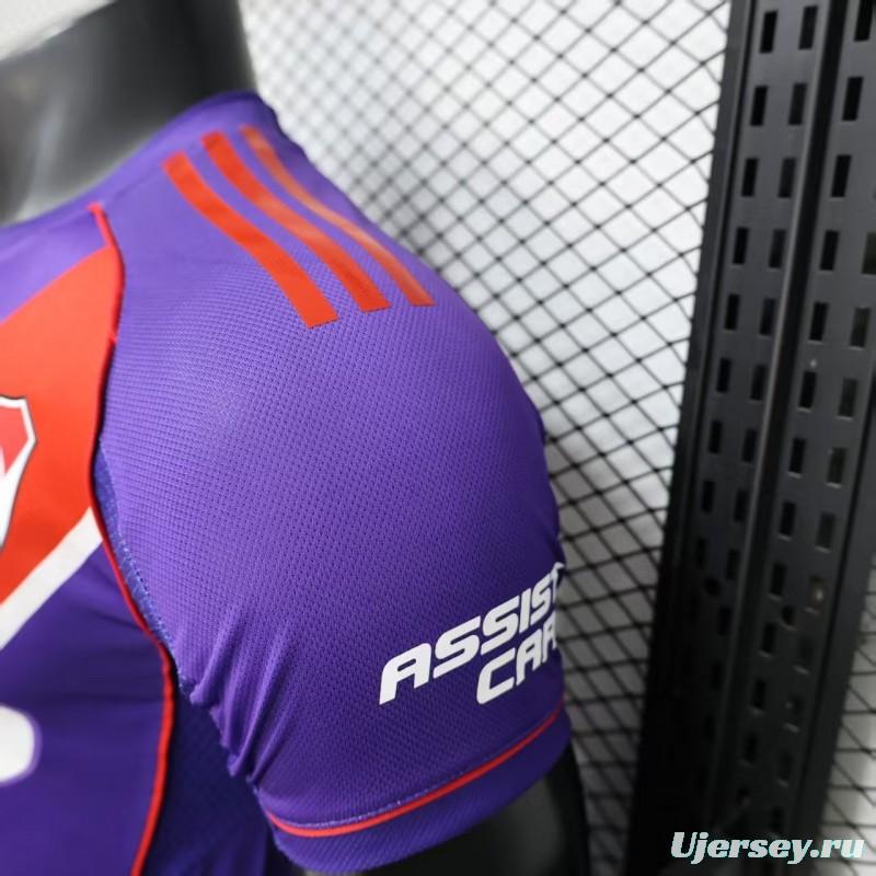 Player Version 26/27 River Plate Third Purple with Red Diagonal Sash Jersey