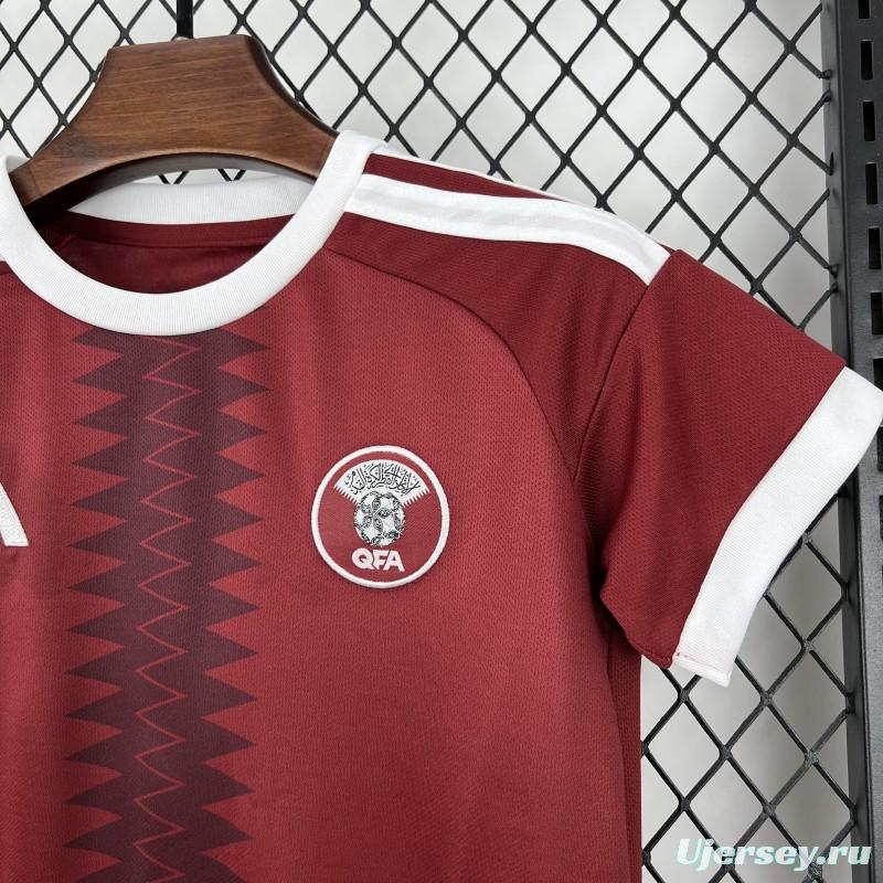 2026 Kids Qatar World Cup Home Kit