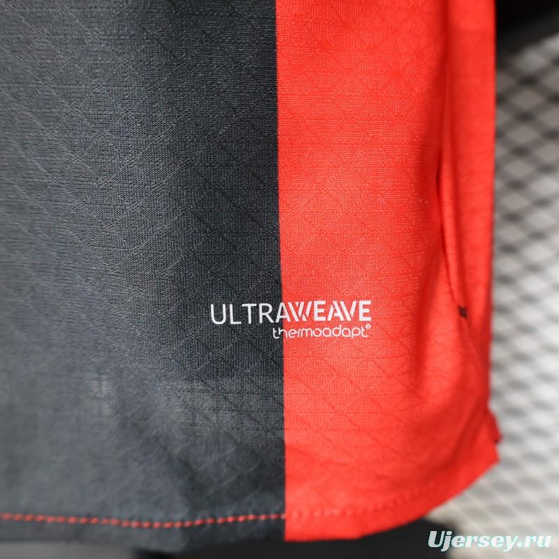 Player Version 26/27 AC Milan Red & Black Vertical Stripe Home Jersey