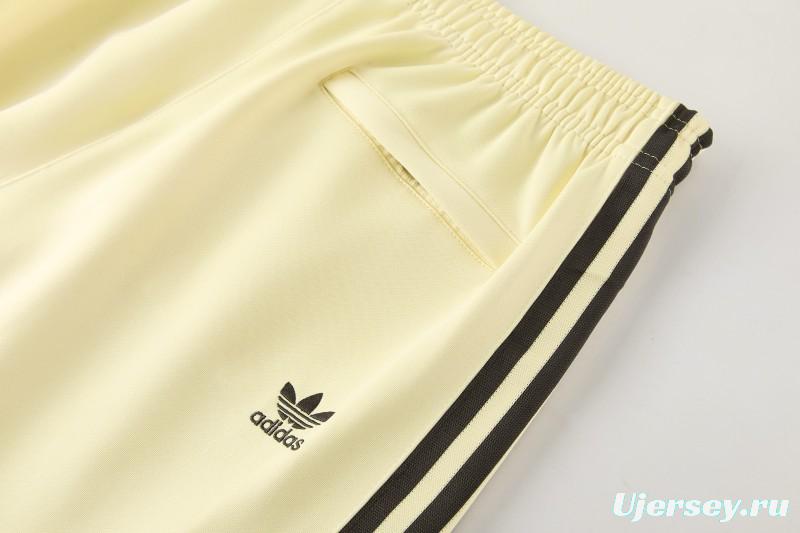 2026  Adidas Apricot Full Zipper Jacket + Long Pants