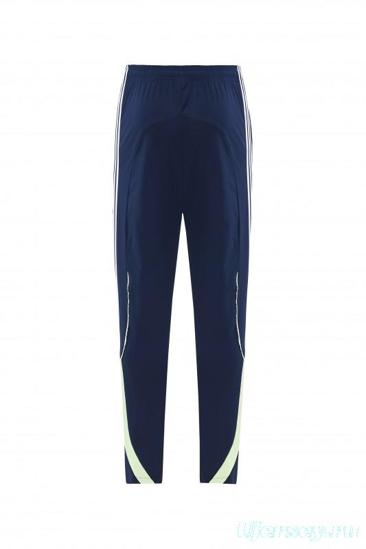 26/27 Real Madrid Navy Blue Full Zipper Hooded Windbreaker Tracksuit + Long Pants