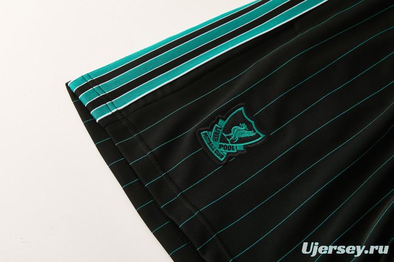 26/27  Liverpool  Black Short Sleeve+Soccer Shorts