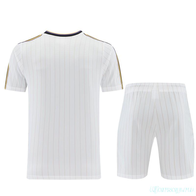 26/27 Manchester United White Short Sleeve+Soccer Shorts