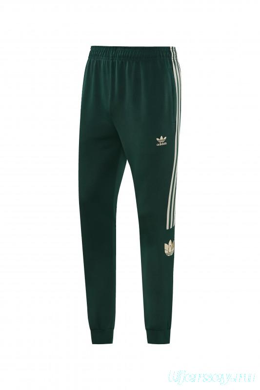 2026 Adidas Navy Green  Full Zipper Jacket + Long Pants