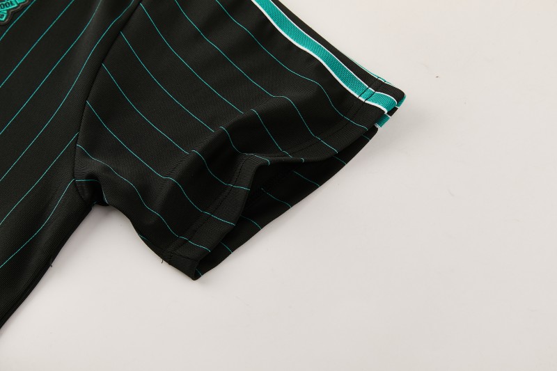 26/27  Liverpool  Black Short Sleeve+Soccer Shorts