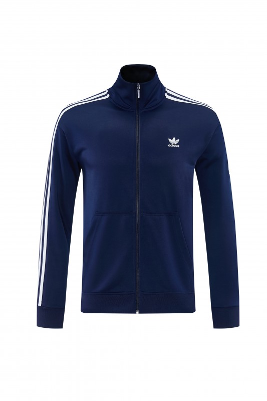 2026 Adidas Navy Blue Full Zipper Jacket + Long Pants