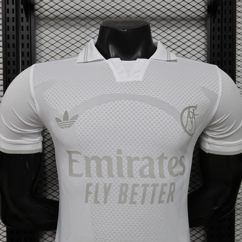 Player Version 26/27 Real Madrid All-White Tonal 125th Anniversary Jersey