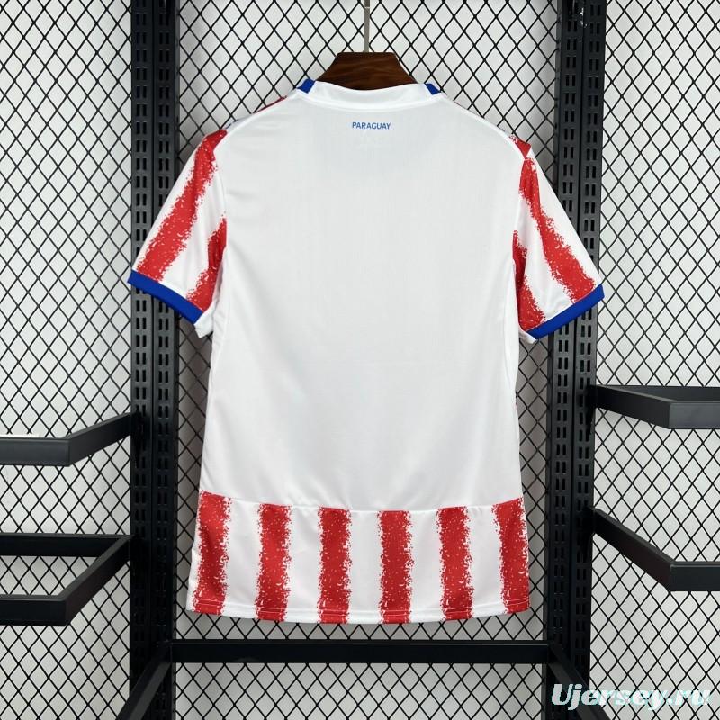 2026 Mens Paraguay World Cup Home Jersey