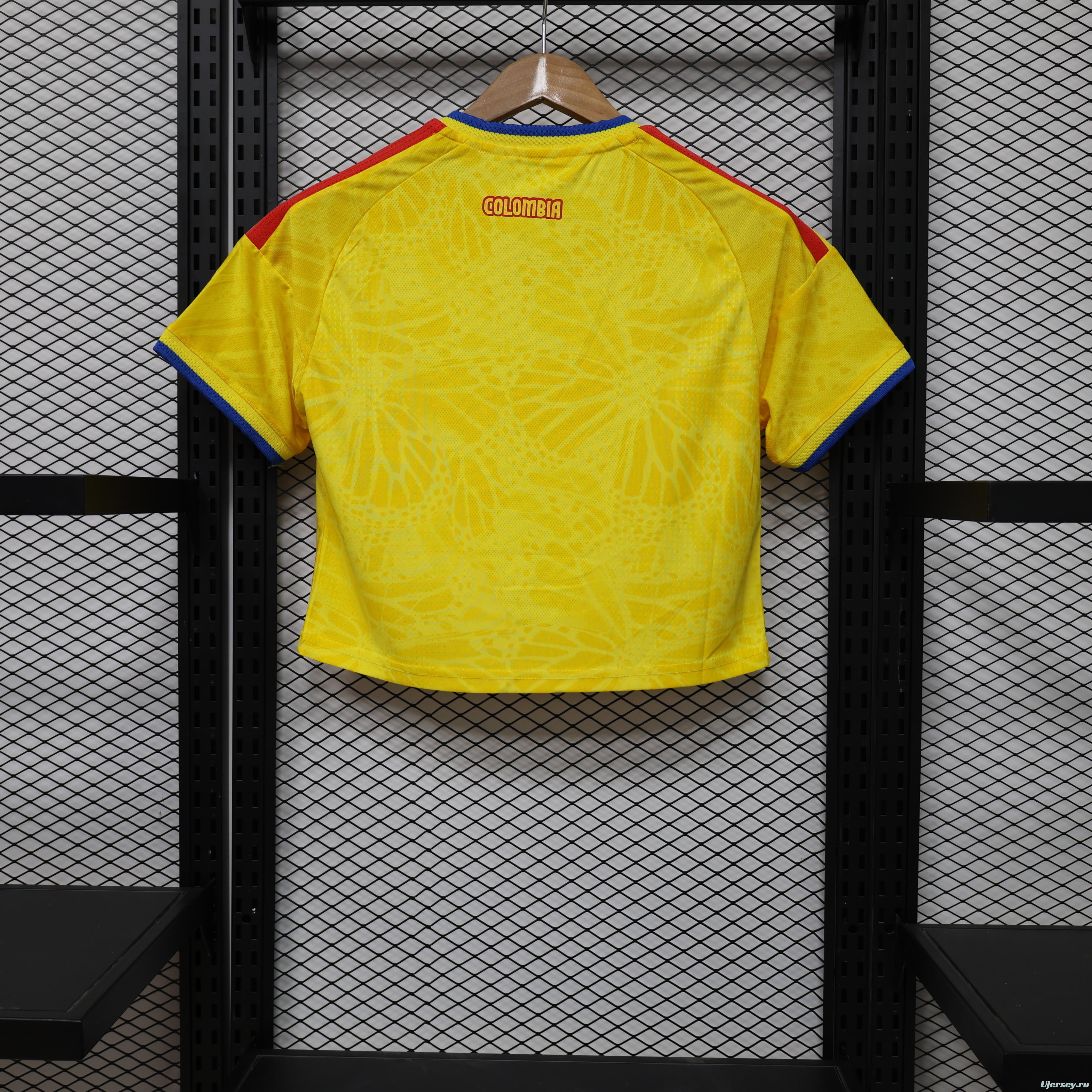 Player Version 2026 Colombia Women Yellow Home Jersey