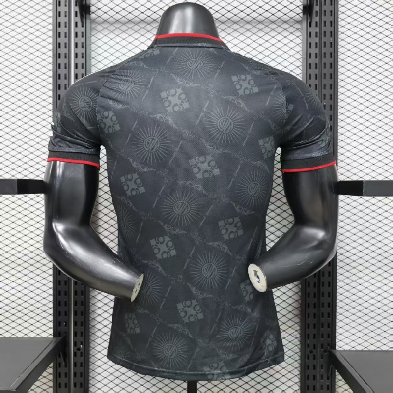 Player Version 26/27 River Plate Black with Red Diagonal Band Third Jersey