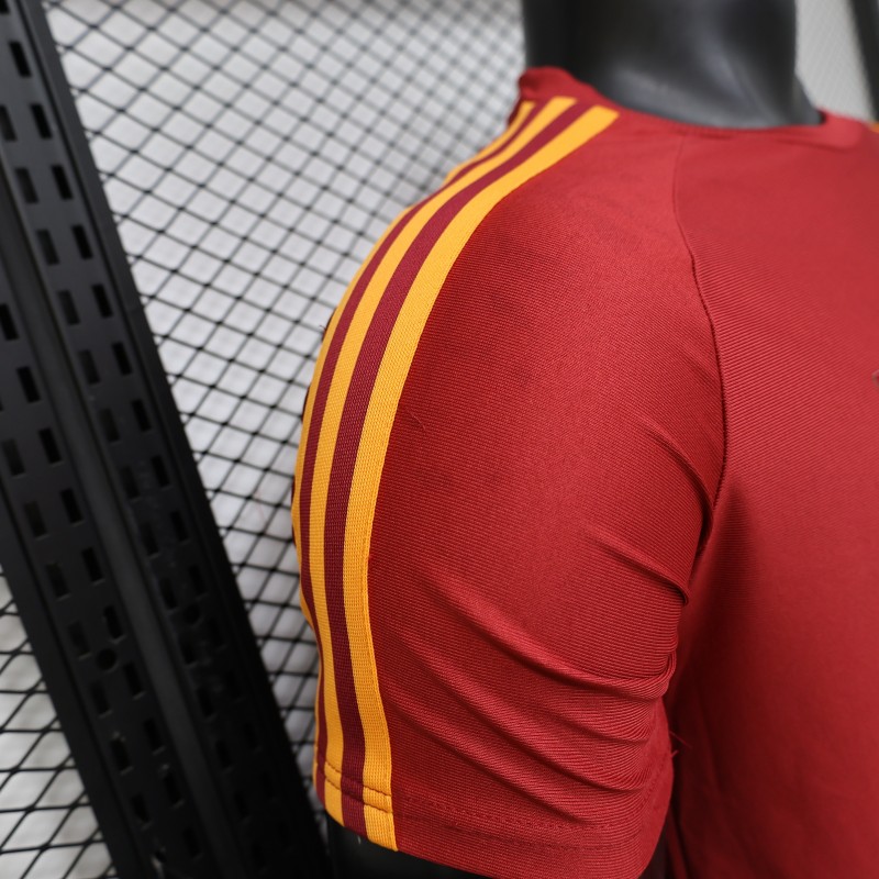 Player Version 2026 AS Roma x Adidas Originals Retro Deep Red Home Jersey