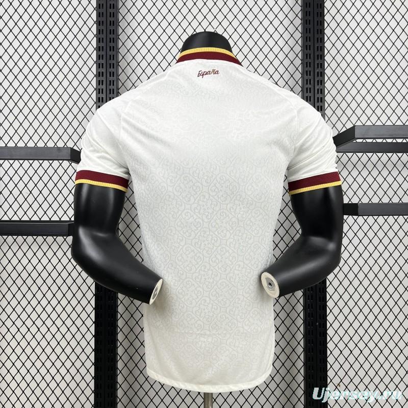 2026 Player Version Mens Spain World Cup Away Jersey