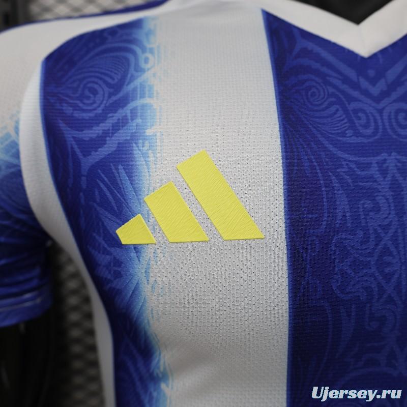 Player Version 2026 Argentina Blue & White Stripe Home Jersey