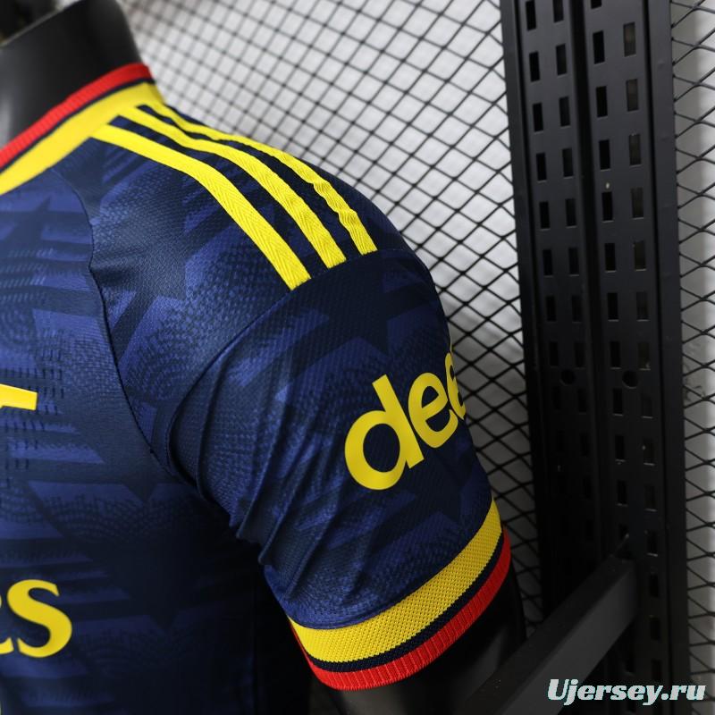 layer Version 26/27 Arsenal Navy Blue with Geometric Pattern Third Jersey