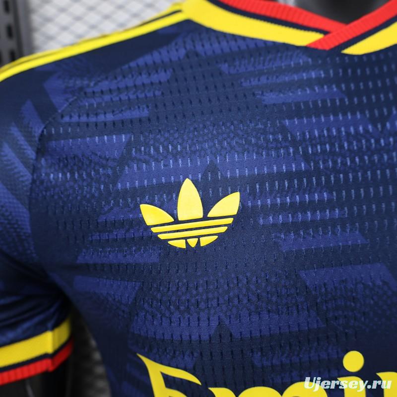 layer Version 26/27 Arsenal Navy Blue with Geometric Pattern Third Jersey