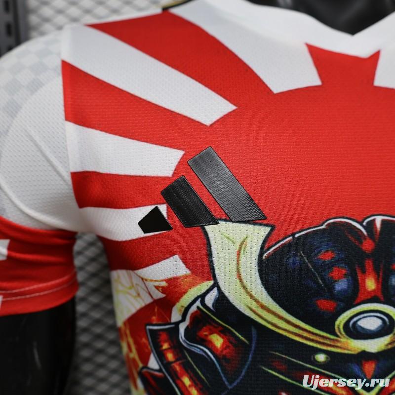 Player Version 2026 Japan  White "Samurai + Rising Sun" Special Edition Jersey