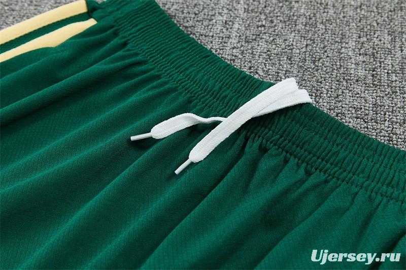 2026 Real Madrid Green Camouflage  Short Sleeve+Soccer Shorts