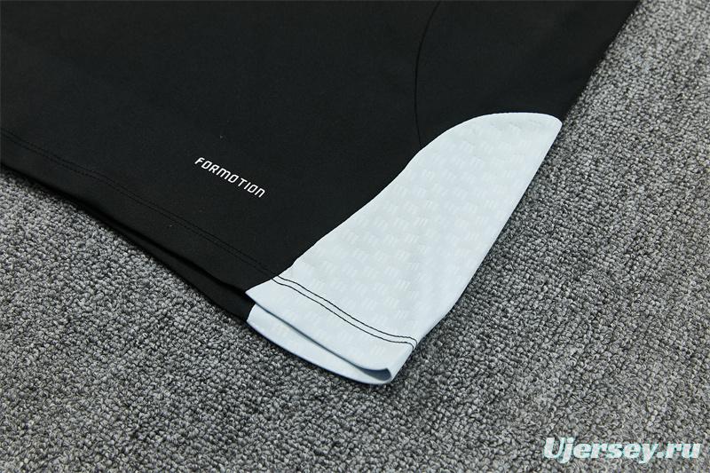 2026 Inter Miami CF Black & White Half Zipper Jacket Tracksuit + Long Pants