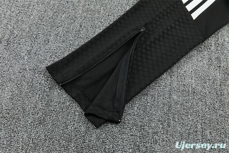 2026 Inter Miami CF Black & White Half Zipper Jacket Tracksuit + Long Pants