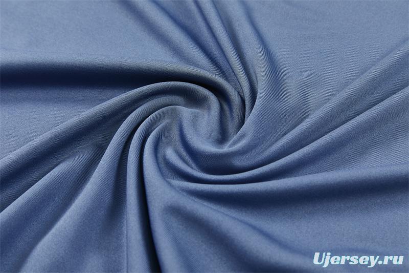 2026 England Grey Half Zipper Jacket Tracksuit + Navy  Blue Long Pants (Nike)