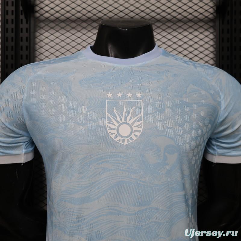 Player Version 2026 Uruguay Home  Light Blue Special Edition Jersey
