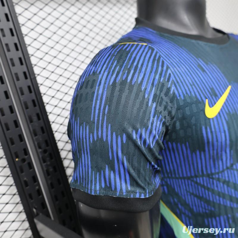 Player Version 2026 Brazil Navy Blue  Special Edition Away Jersey